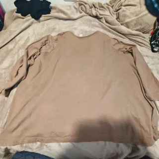 Camiseta manga larga con encaje