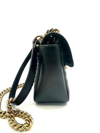 Borsa Gucci GG Marmont Nero e Oro