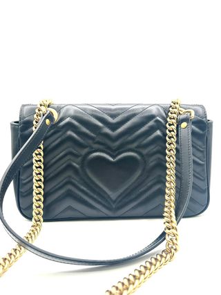 Borsa Gucci GG Marmont Nero e Oro