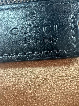 Borsa Gucci GG Marmont Nero e Oro