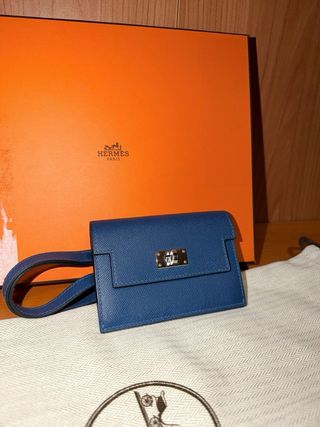 Portafoglio Hermès Donna Blu