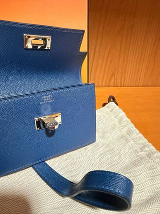 Portafoglio Hermès Donna Blu