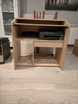 Mesa Ordenador/Estudio Madera Clara