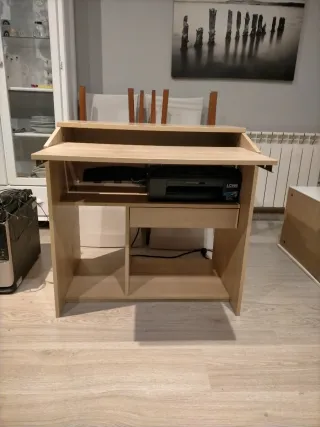 Mesa Ordenador/Estudio Madera Clara