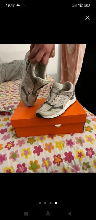 Botines New Balance Beige/Gris