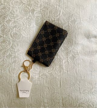 Portachiavi/Portamonete Nuovo con Moschettone Oro