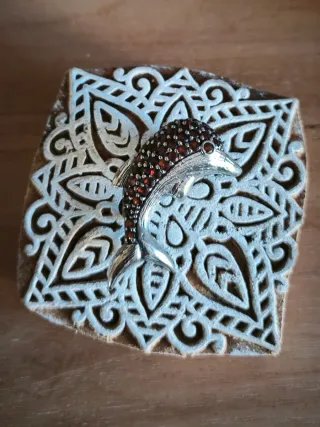 Broche Delfín Plata