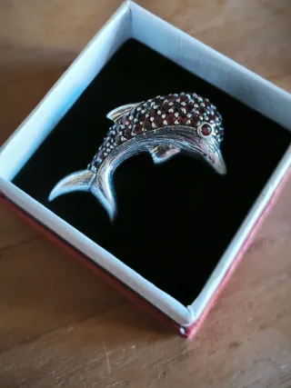 Broche Delfín Plata