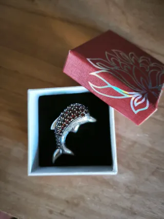 Broche Delfín Plata