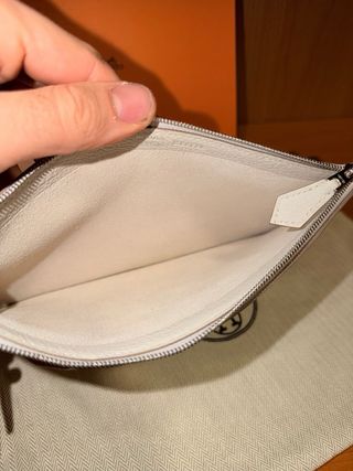 Portafoglio Hermès Donna Bianco