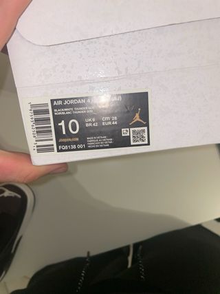 Jordan 4 White Thunder