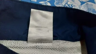 Chándal Adidas azul y naranja