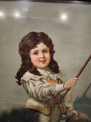 Cartel Publicitario Antiguo Francés