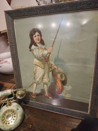 Cartel Publicitario Antiguo Francés