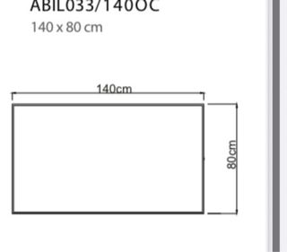 Espejo Baño Ledimex Ability 140x80