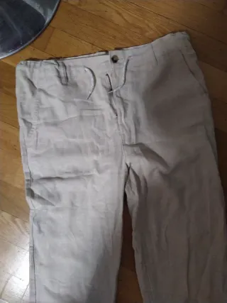 Pantalones blancos talla 38