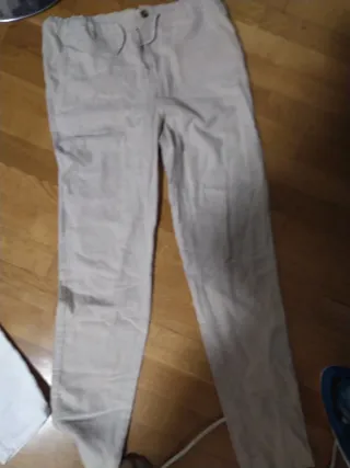Pantalones blancos talla 38