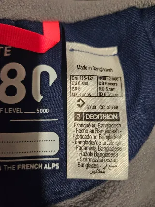 Giacchetta e pantaloni da sci per bambina