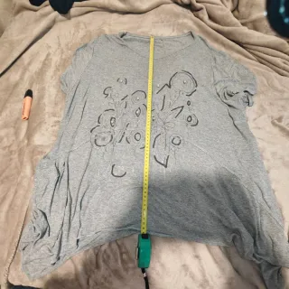 Camiseta manga larga gris talla única