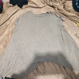 Camiseta manga larga gris talla única