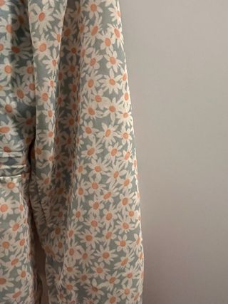 Blusa floral manga larga