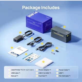 Impresora de etiquetas Polono PL80E