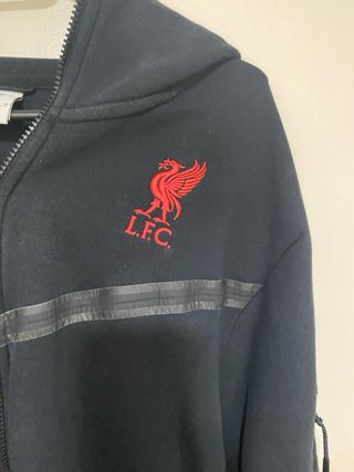 Conjunto Nike Tech Liverpool Negro Rojo
