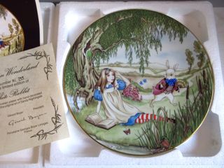 Piatto Alice in Wonderland N1. Porcellana Limoges.