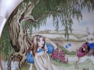 Piatto Alice in Wonderland N1. Porcellana Limoges.