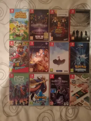 Lote 12 Juegos Nintendo Switch
