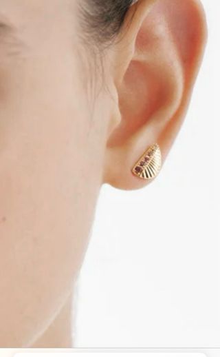 Pendientes Aristocrazy Plata Bañada Oro 18K