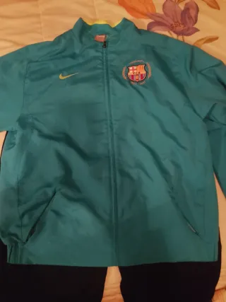 Chándal Nike FC Barcelona Teal y Negro
