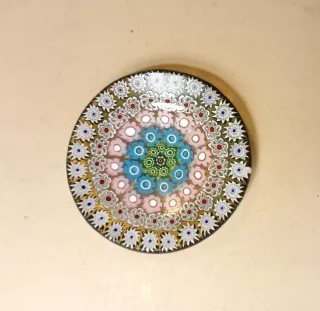 MURANO PIATTO Vetro MILLEFIORI Murrine