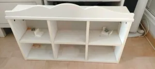 Estantería infantil blanca