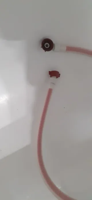 Tubo carico lavatrice gomito 145cm 1/2