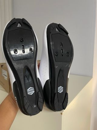 Zapatillas Ciclismo Carretera Siroko Blancas