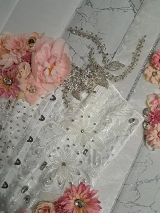 Corset boda gitana con complementos