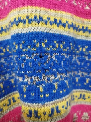 Maglione donna fantasia righe