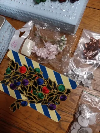 Caja mercería vintage