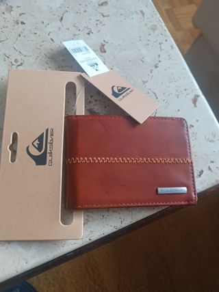 Cartera Quiksilver Triple Hoja Marrón