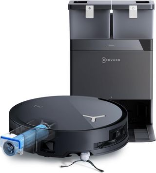 ECOVACS X8 Omni Robot Aspirador Lavadora con Estación Omni, 18000Pa, Limpieza automática Vaciado , Negro, REACONDICIONADO, señales de uso