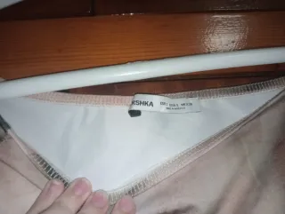 Top manga larga estampado abstracto