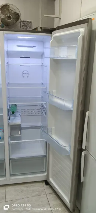 Nevera Americana Hisense Acero Inoxidable