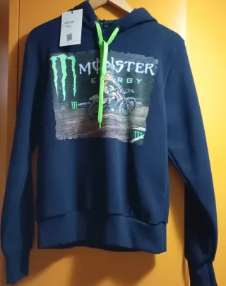 Felpa Monster Energy Uomo Tg L