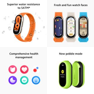 Xiaomi Smart Band 8, REACONDICIONADO marcas minimas,Smartwatch Hombre con Pantalla AMOLED de 1,62", Reloj Inteligente Carga Rápida, Autonomía de hasta 16 días, 150 Modos de Deporte 5 ATM Impermeab...