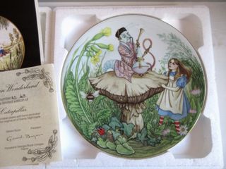 Piatto Alice in Wonderland N2. Porcellana Limoges.