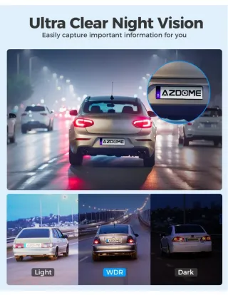 AZDOME M300S Dash Cam 4K Ultra HD