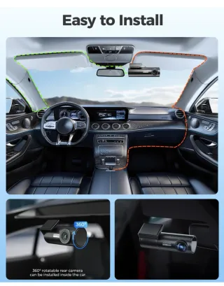 AZDOME M300S Dash Cam 4K Ultra HD