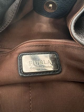 Bolso Piel Marrón Vintage Furla