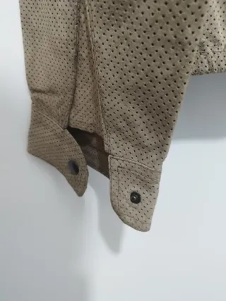 Giacca vintage beige e blu